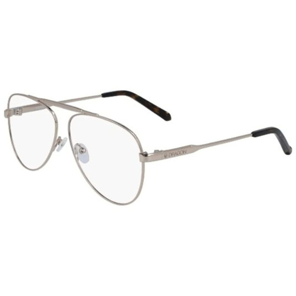NEW DRAGON DR197 DEE 710 Golden Aviator Eyeglasses 56mm with DRAGON Case
